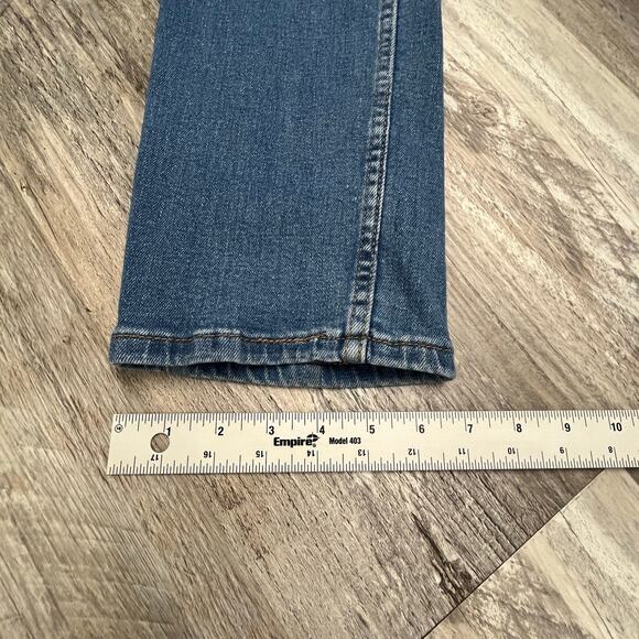 Levis 511 Dark Wash Blue Mens 36x33 Modern Slim Fit Faded Denim Jeans Red Tab - Picture 11 of 12